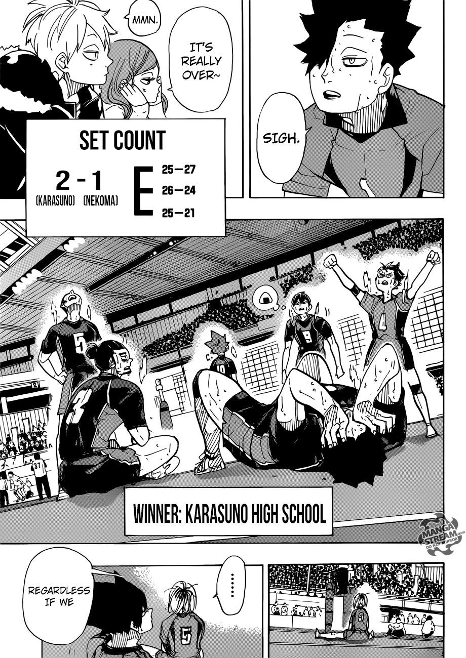 Haikyuu!!, Chapter 324 image 15